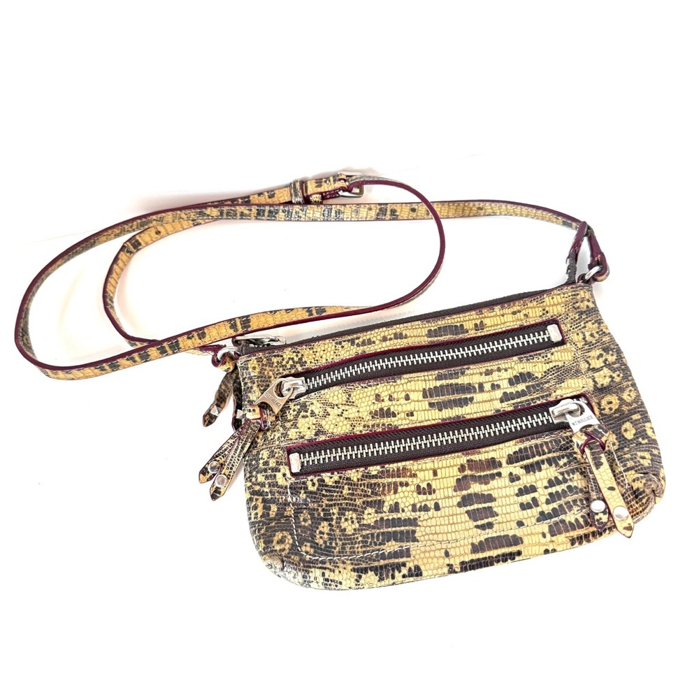 RARE MZ Wallace Reptile Leather Crossbody Bag